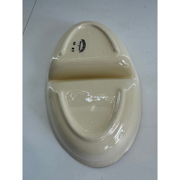 VTG Franciscan Apple Divided Oval Serving Vegetable Bowl Dish USA - Picture 3 of 6